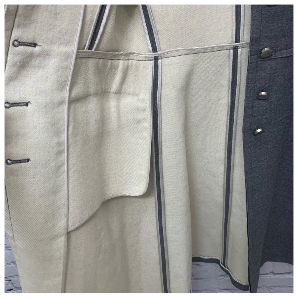 PRADA Virgin Wool Trench Coat - Picture 14 of 16